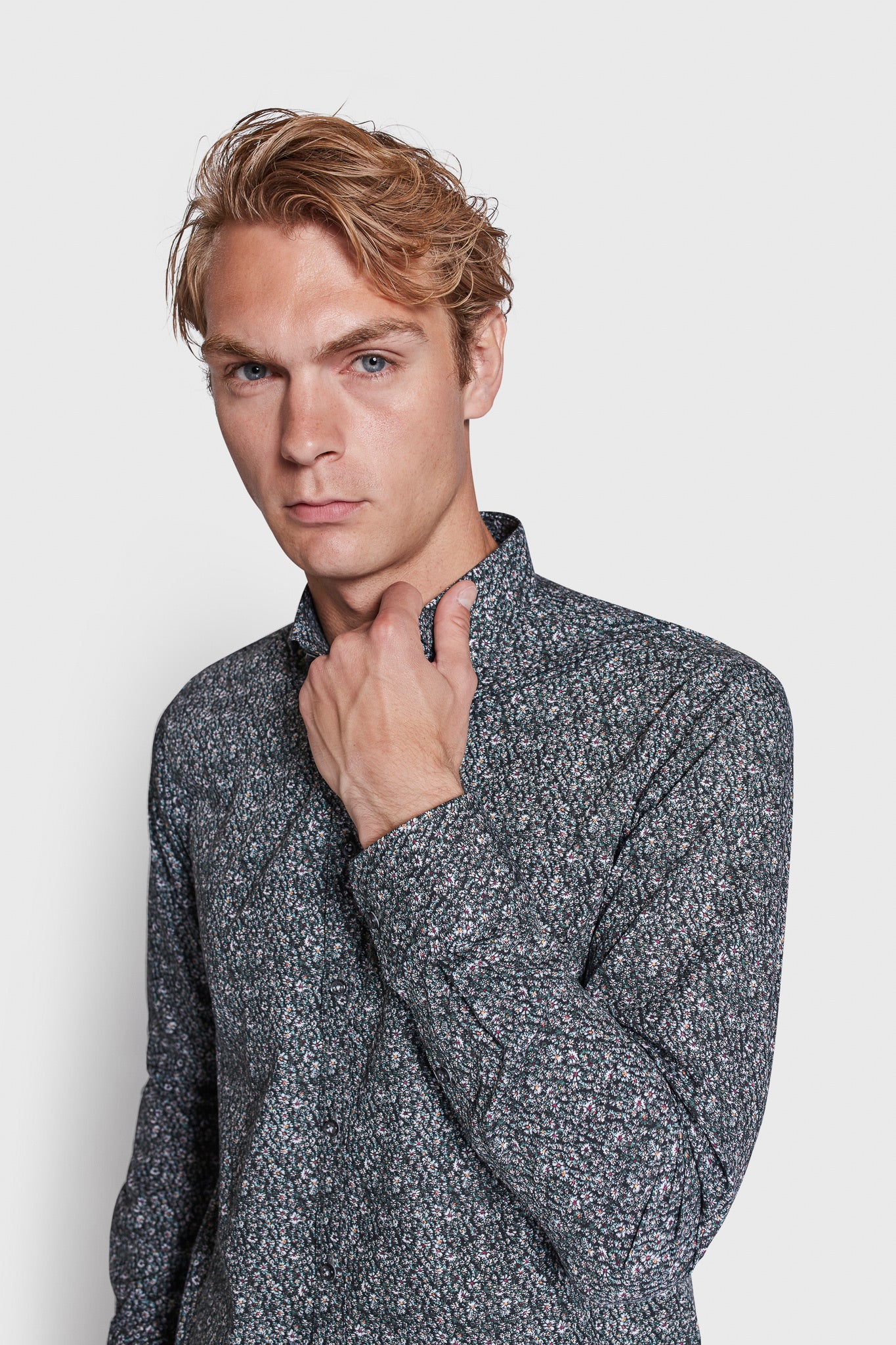 BS Lorenzo Slim Fit Skjorta - Dark Green
