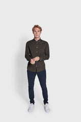BS Jobe Casual Slim Fit Skjorta - Dark Green