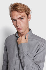 BS Sulayman Casual Slim Fit Skjorta - Grey