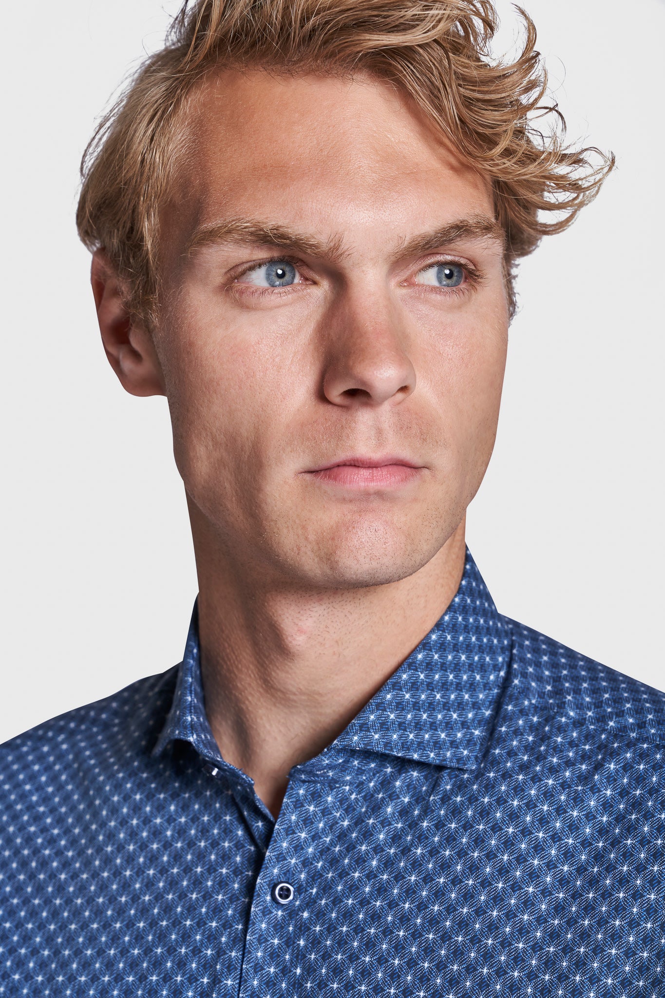BS Jamie Modern Fit Skjorta - Dark Blue