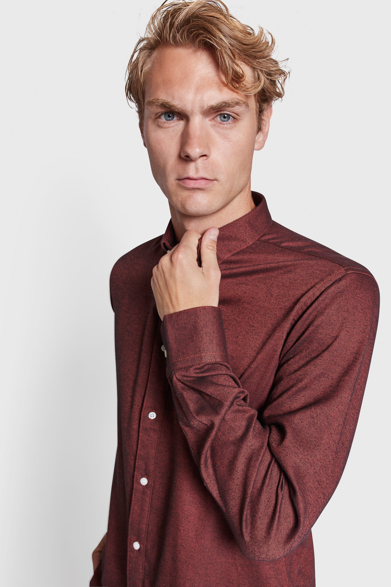 BS Ebruma Casual Modern Fit Skjorta - Orange