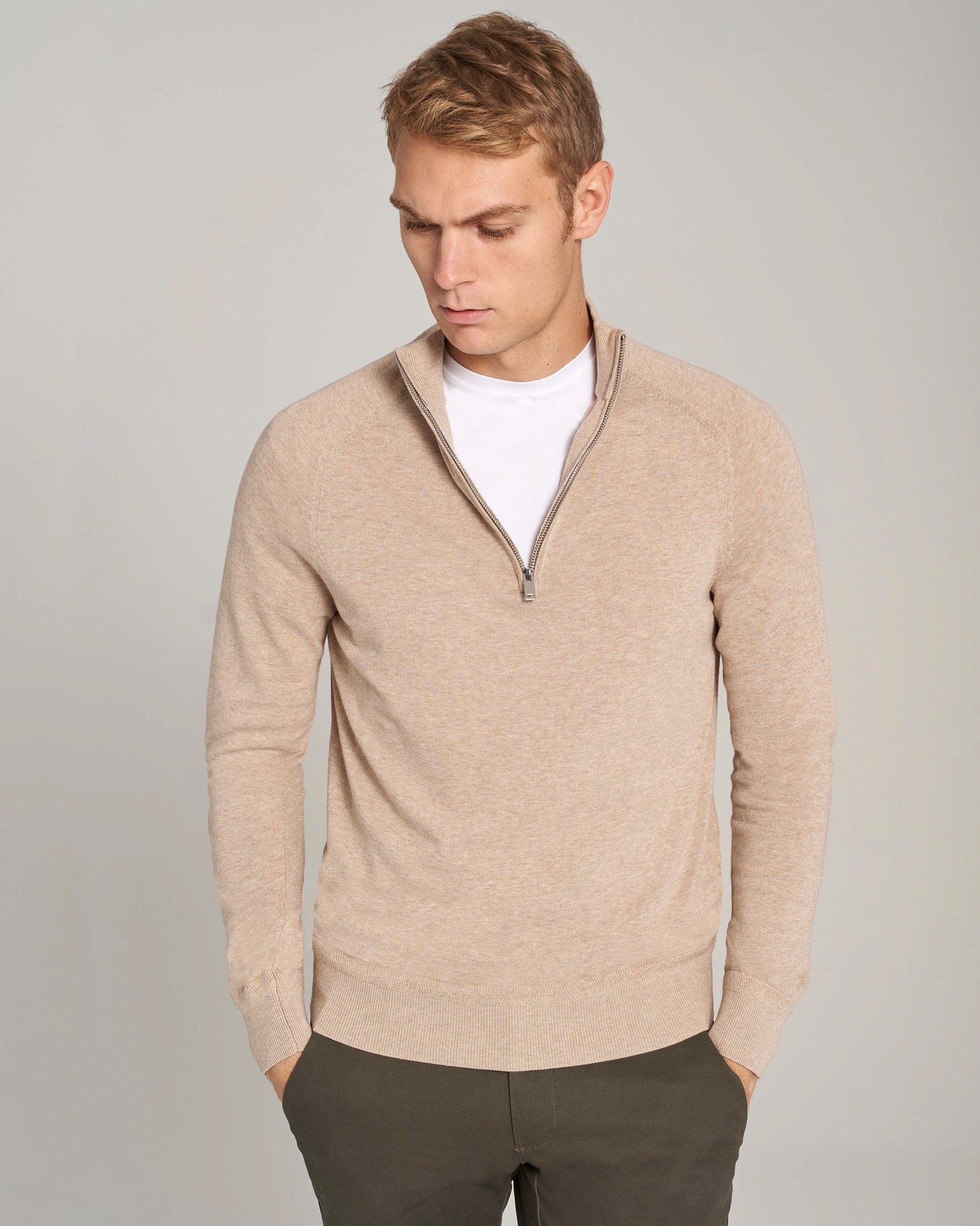 BS Jason Regular Fit Stickad Tröja - Brun