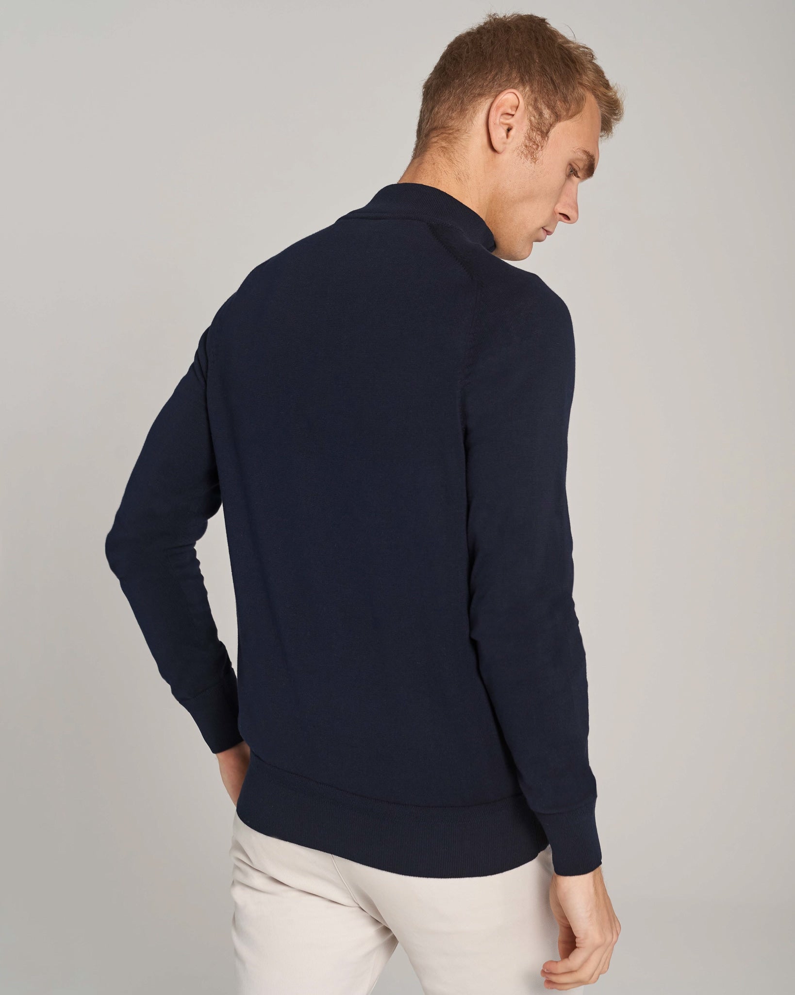 BS Jason Regular Fit Stickad Tröja - Navy