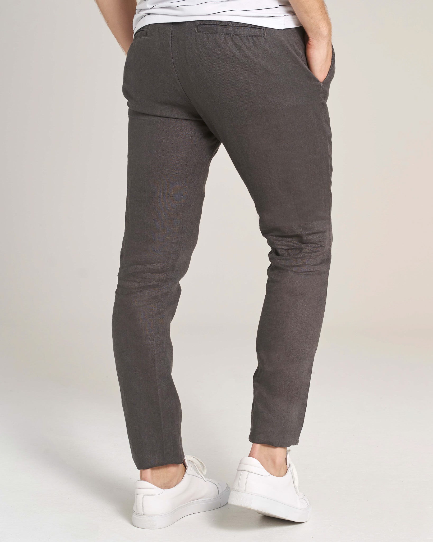 BS Ica Slim Fit Chinos - Grå