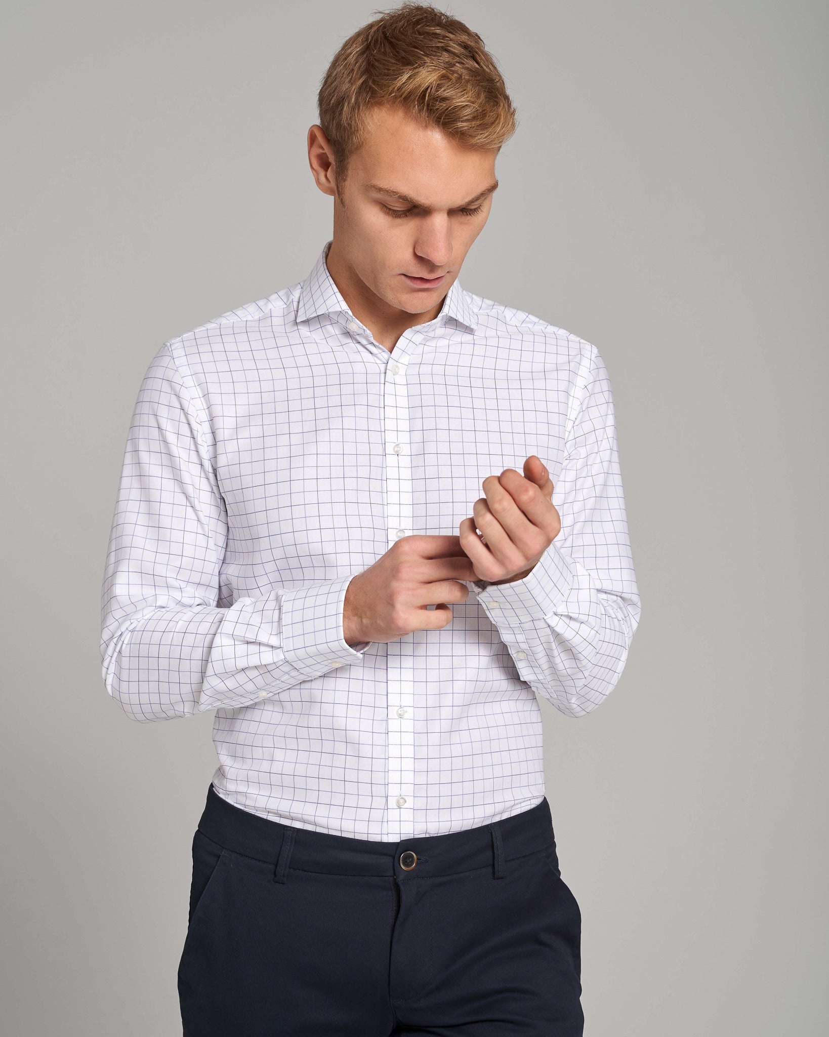 BS Elias Modern Fit Skjorta - White