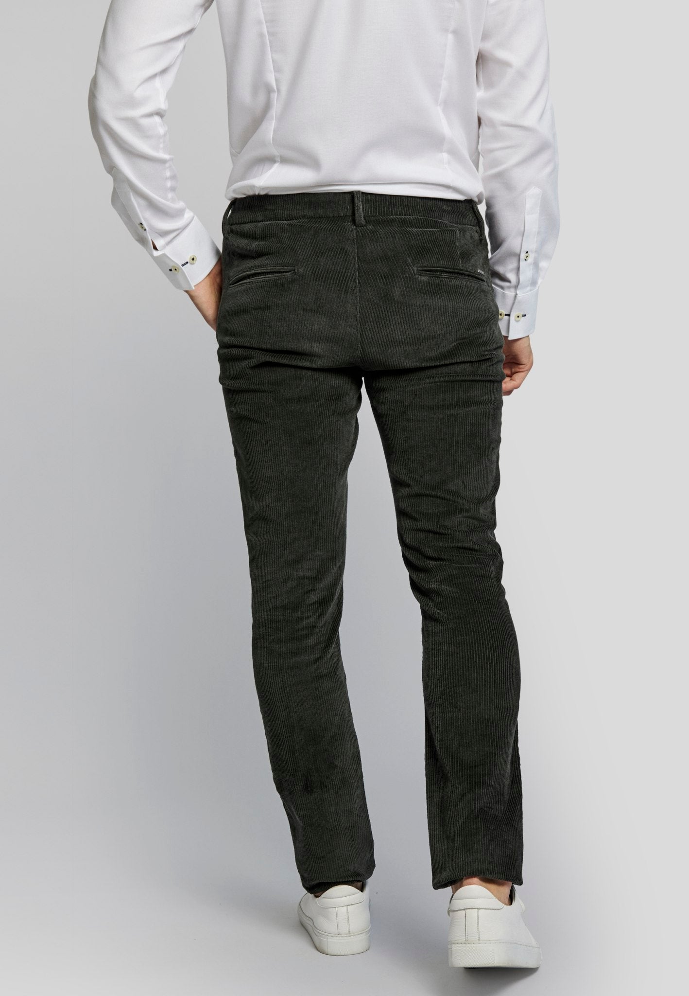 BS Alfred slim fit chinos - Grön