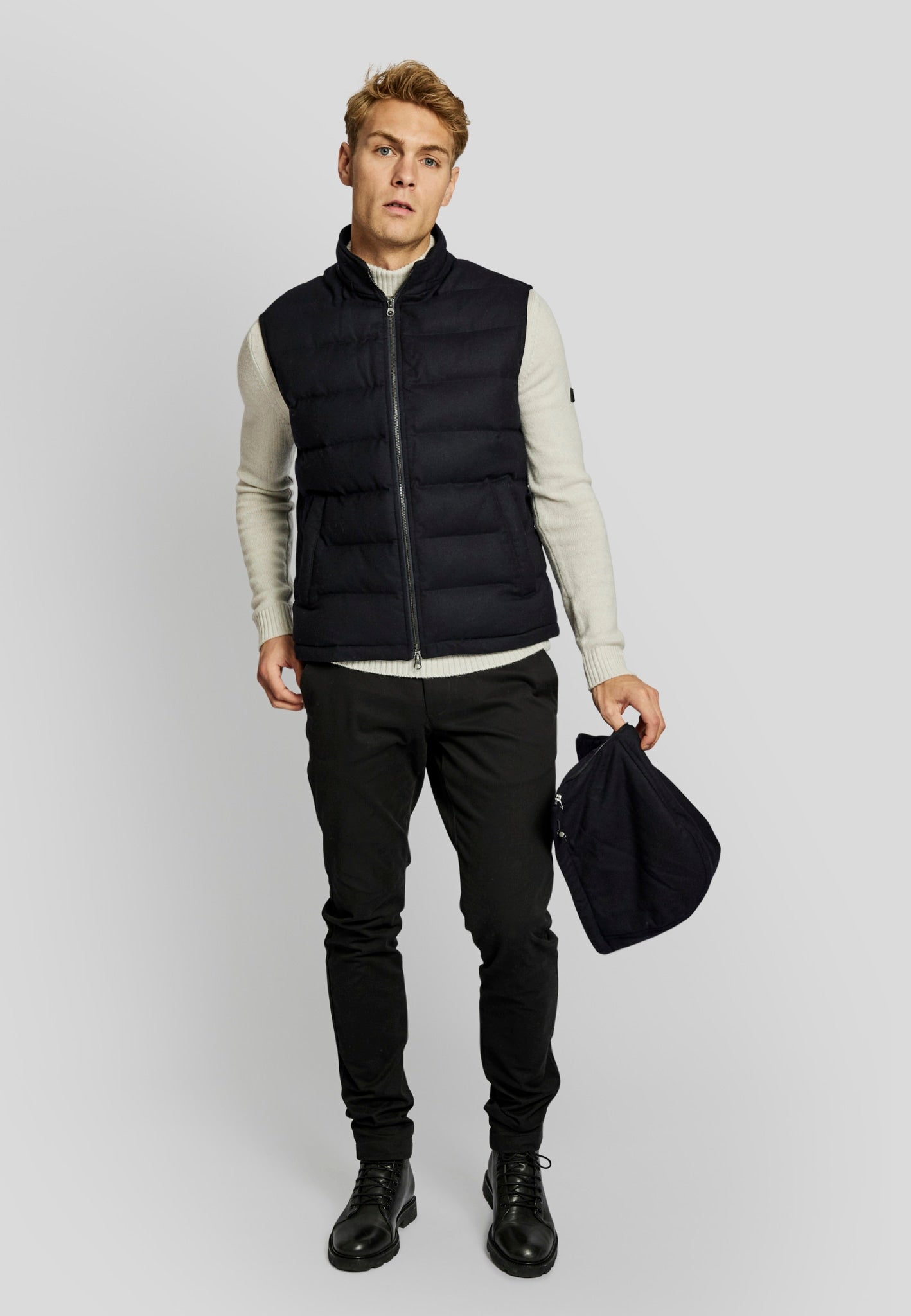 BS Minneapolis regular fit väst - Navy