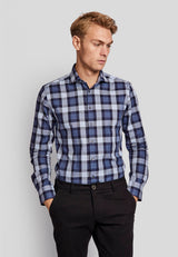 BS Sink slim fit Skjorta - Blue
