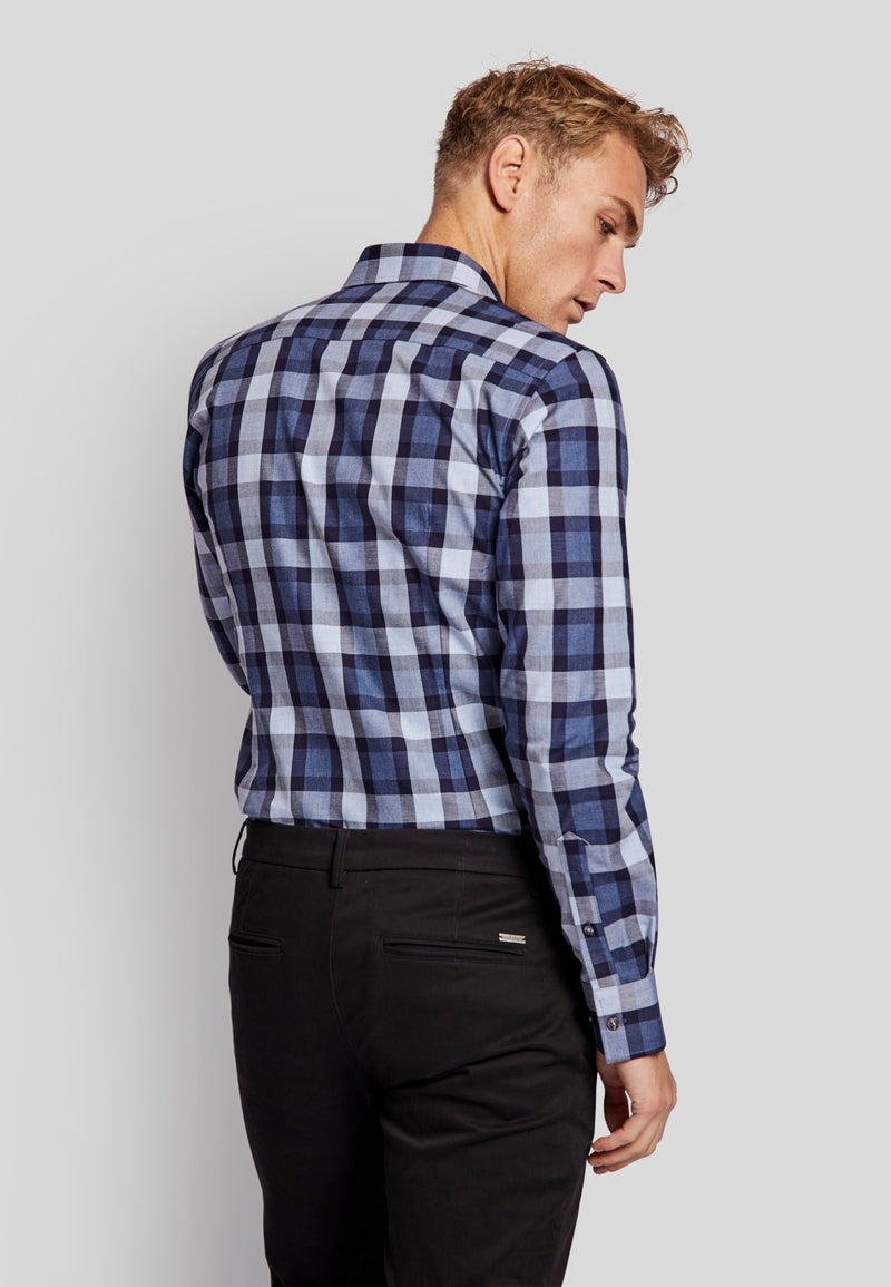 BS Sink slim fit Skjorta - Blue