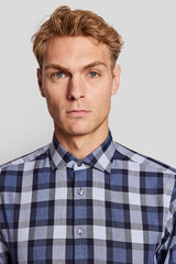 BS Sink slim fit Skjorta - Blue