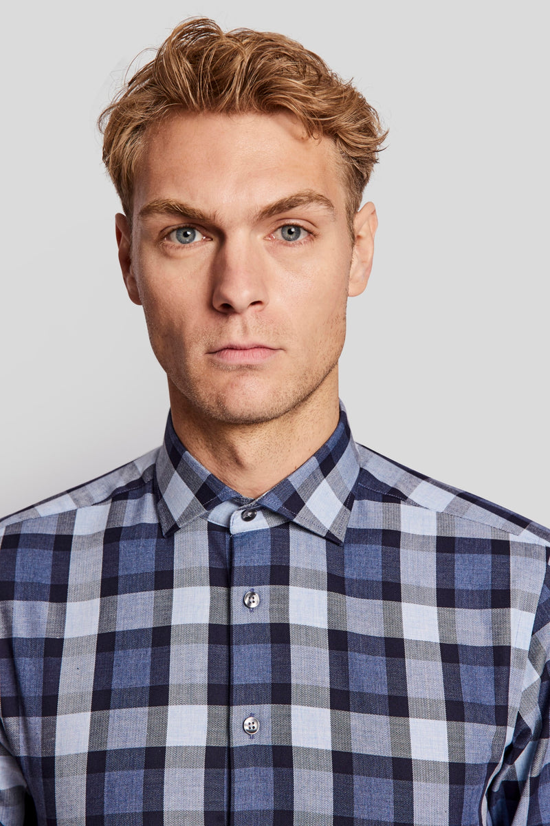 BS Sink slim fit Skjorta - Blue