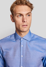 BS Val slim fit Skjorta - Blue