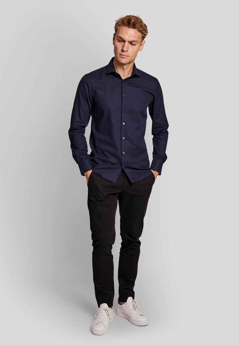 BS Lallana modern fit Skjorta - Navy