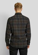 BS Asker casual slim fit Skjorta - Charcoal