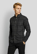 BS Sarpsborg casual slim fit Skjorta - Black