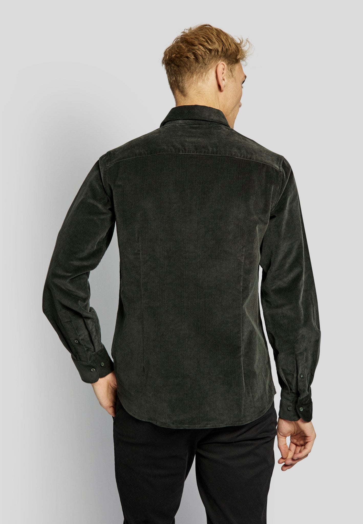 BS Horten casual modern fit Skjorta - Grön