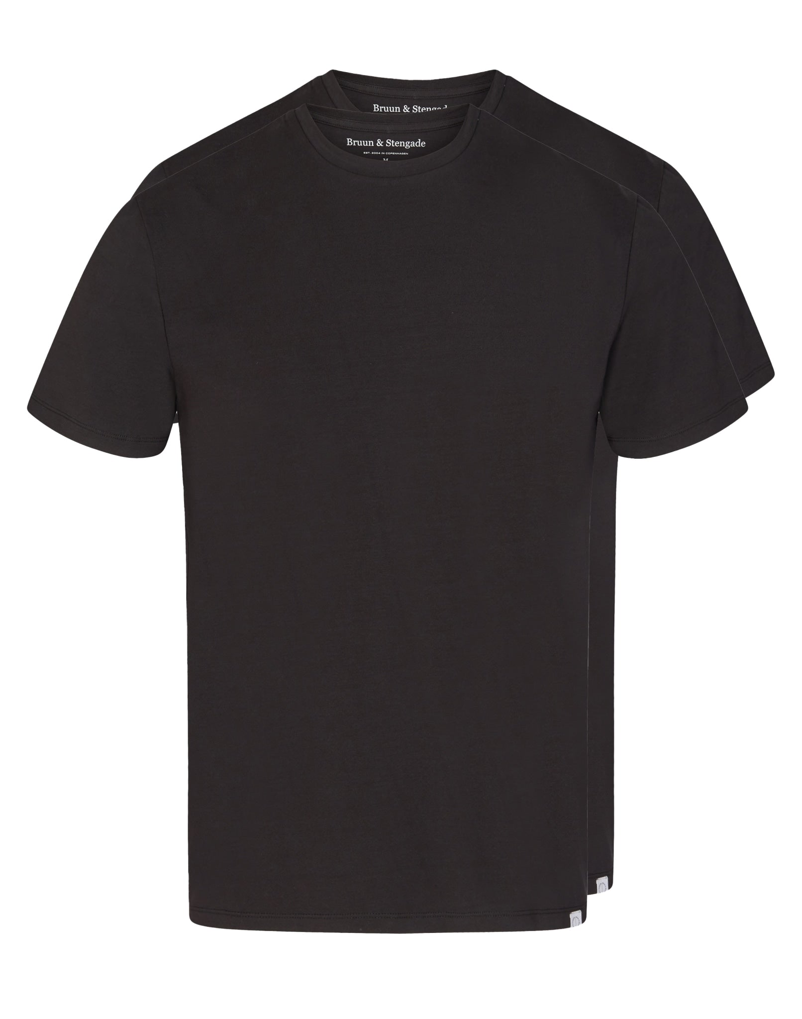 BS Antiqua Regular Fit T-shirt - 2-pack - Black