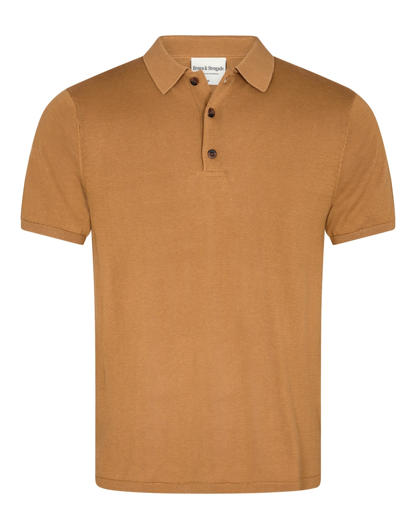 BS Ramon Regular Fit Piké - Tan