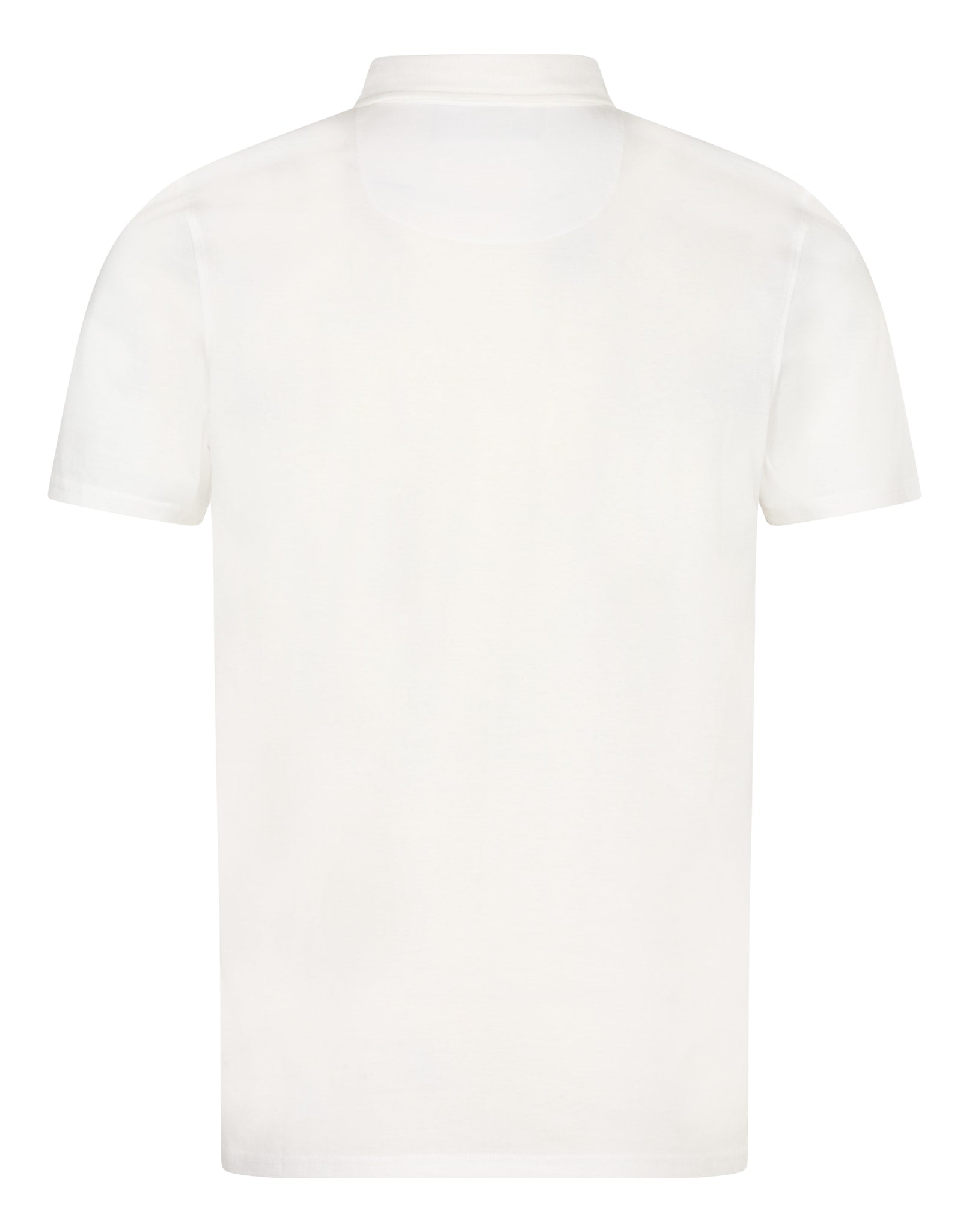 BS Natesan Regular Fit Piké - White