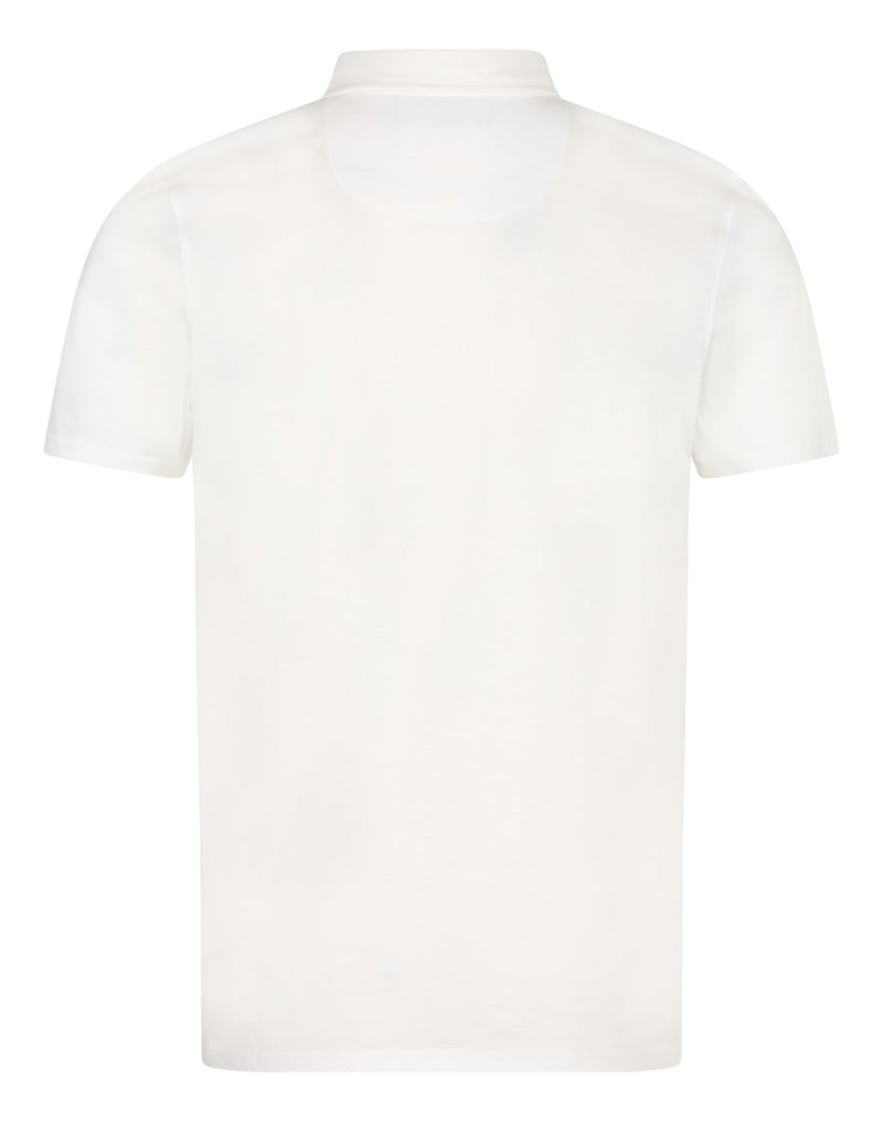 BS Natesan Regular Fit Piké - White