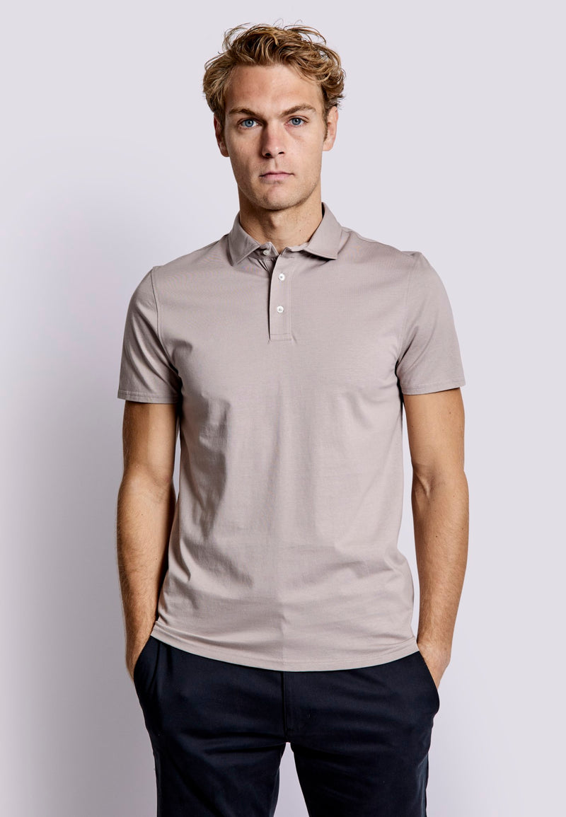 BS Natesan Regular Fit Piké - Clay