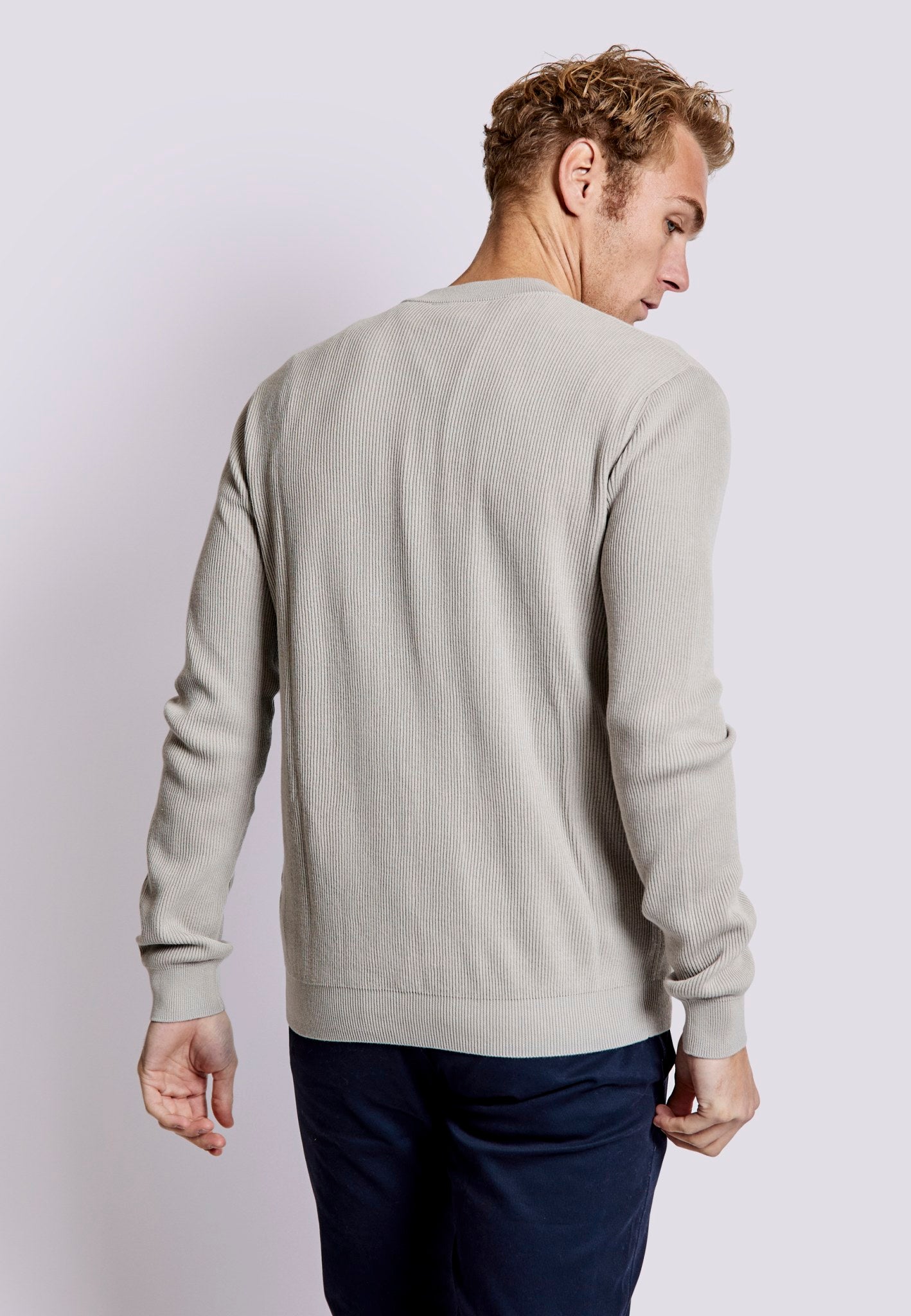 BS Andres Regular Fit Stickad Tröja - Sand