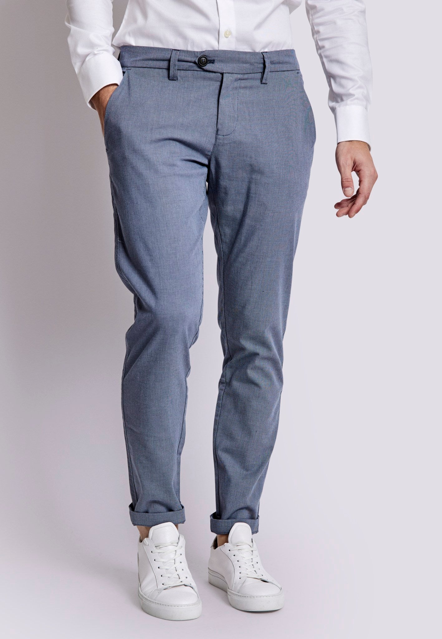 BS Francisco Slim Fit Chinos - Blå