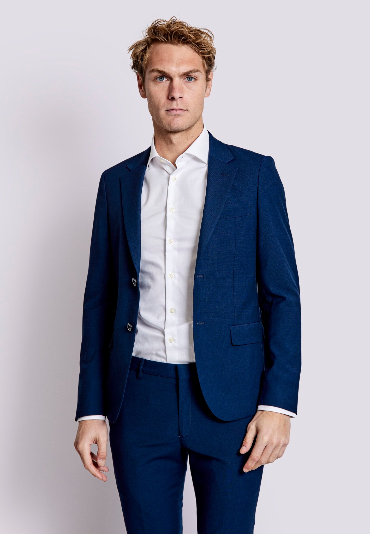 BS Arezzo Slim Fit Blazer – Mörkblå