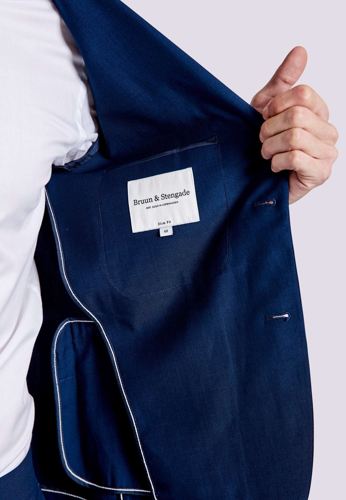BS Arezzo Slim Fit Blazer – Mörkblå