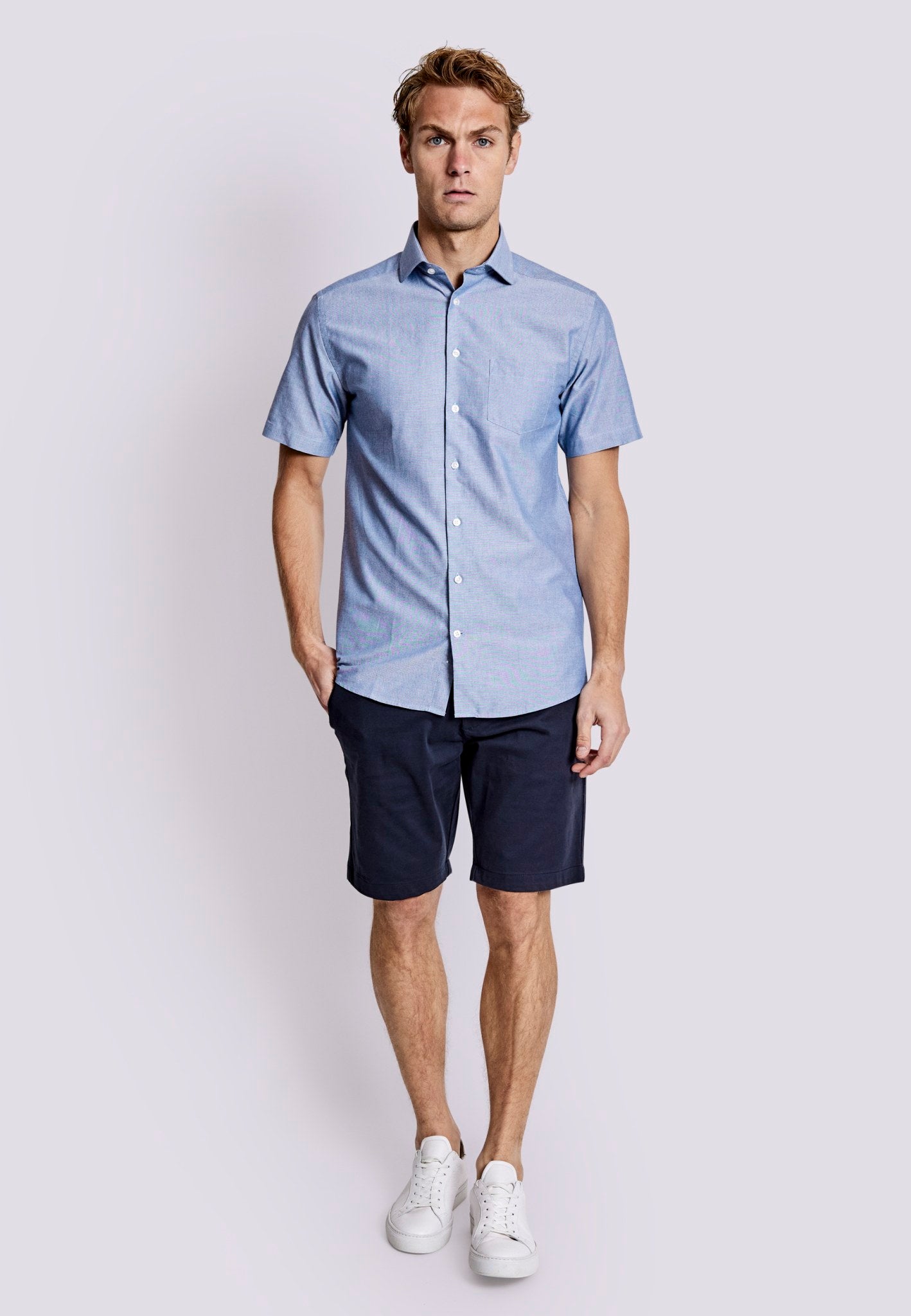 BS Brandon Modern Fit Skjorta - Blue