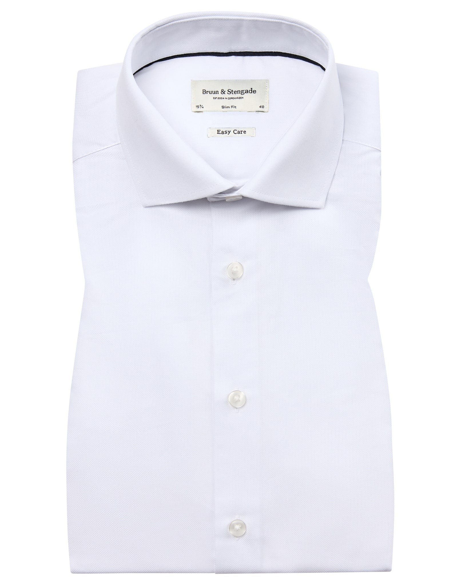 BS Jacobs Slim Fit Skjorta - White