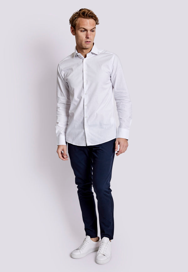 BS Jacobs Slim Fit Skjorta - White
