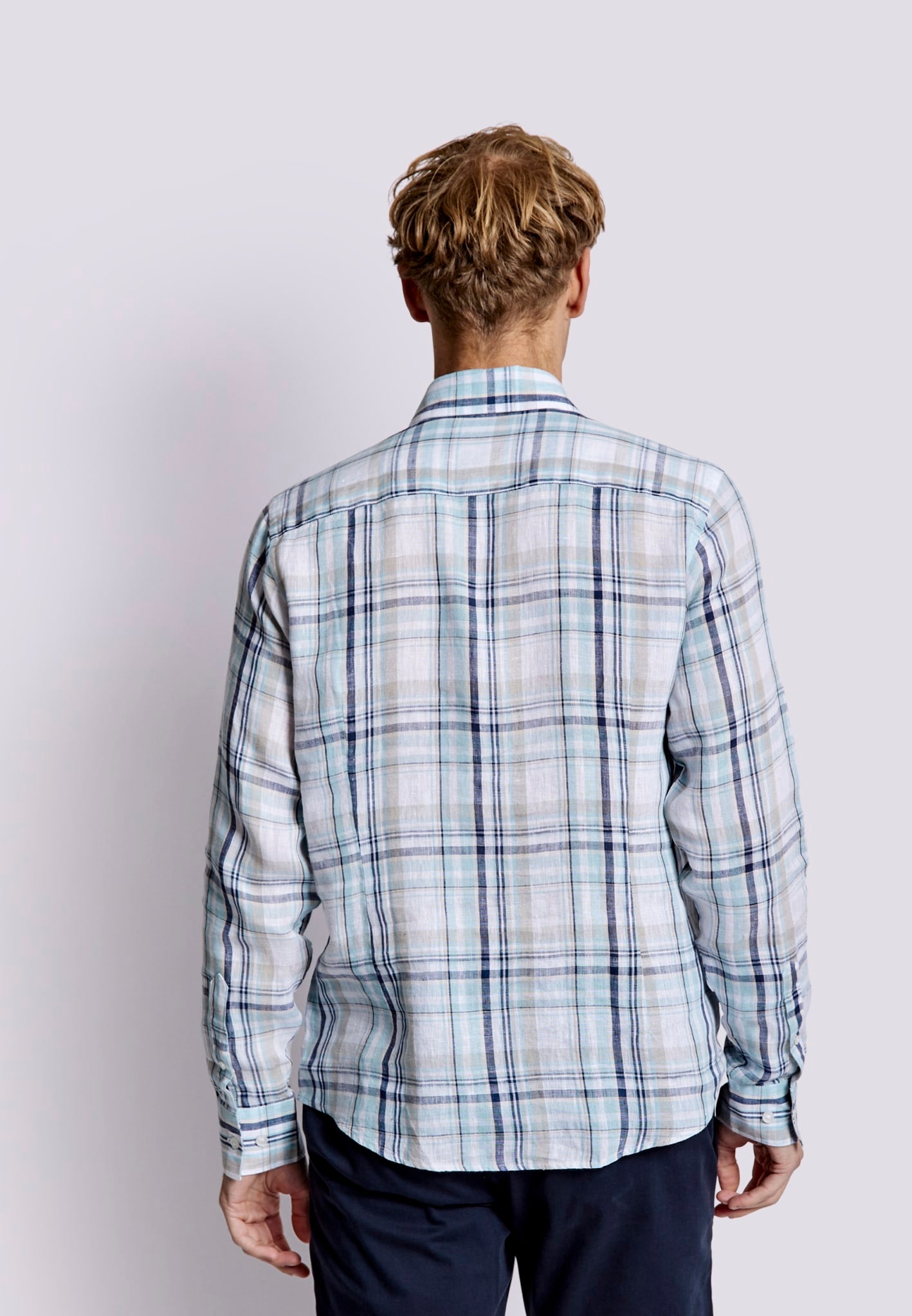 BS Almeria Casual Slim Fit Skjorta - Light Green