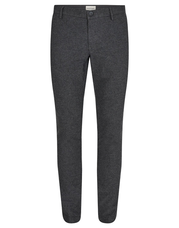 BS Osvald Slim Fit Chinos - Dark Grey