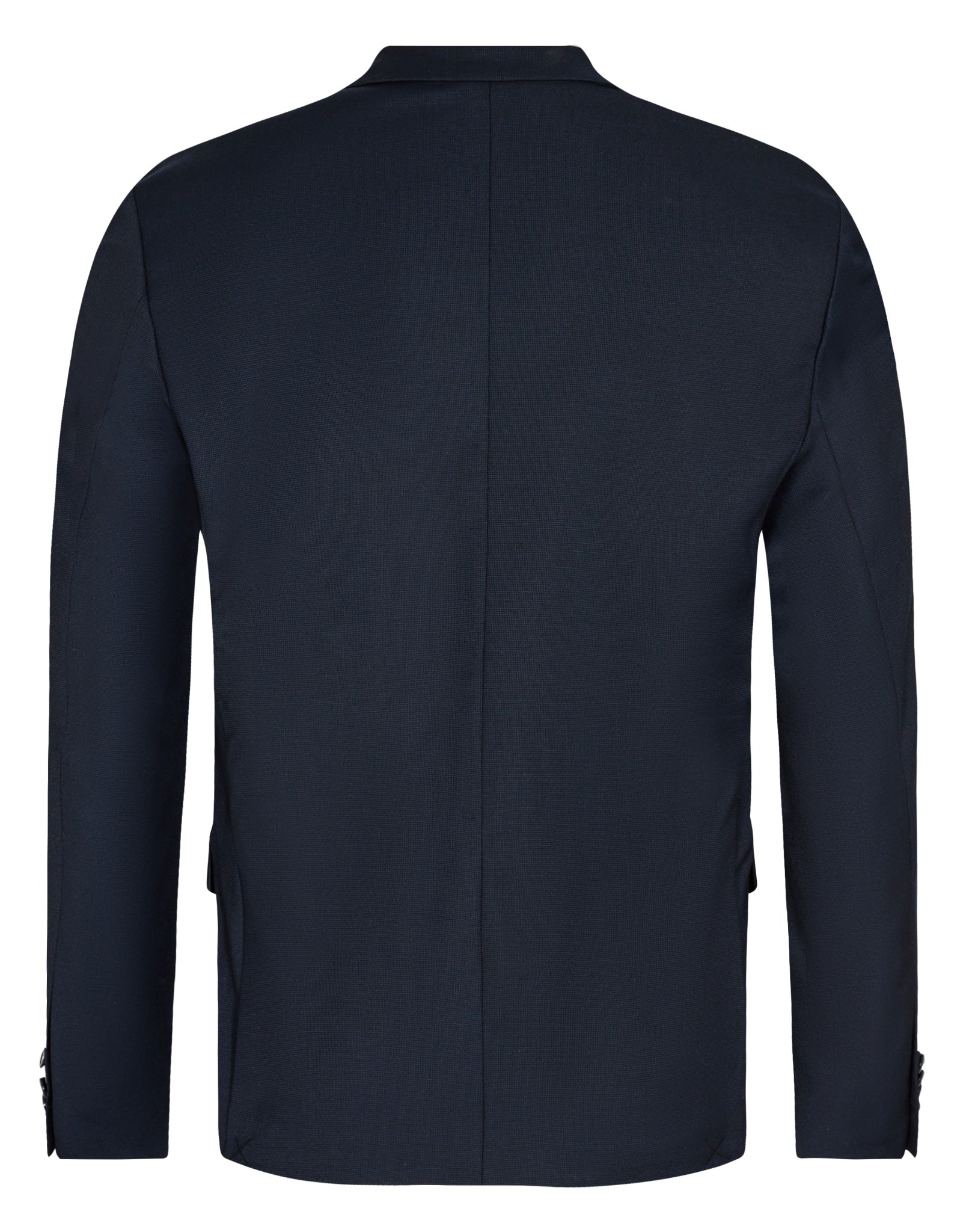 BS Napa slim fit-kavaj – marinblå