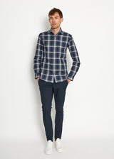 BS Alberto Modern Fit Skjorta - Dark Blue