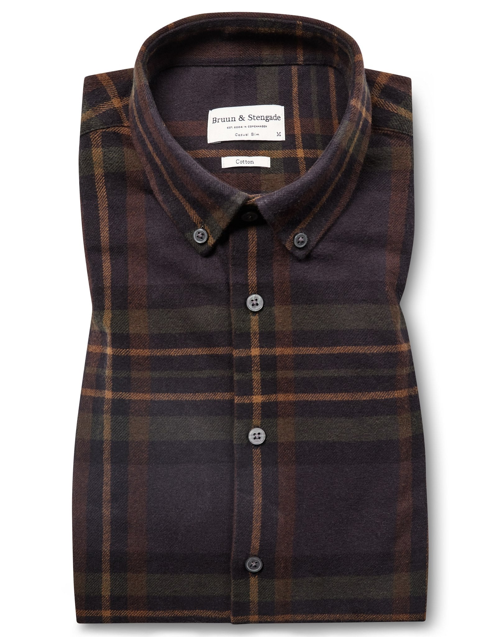 BS Snead Casual Slim Fit Skjorta - Grön