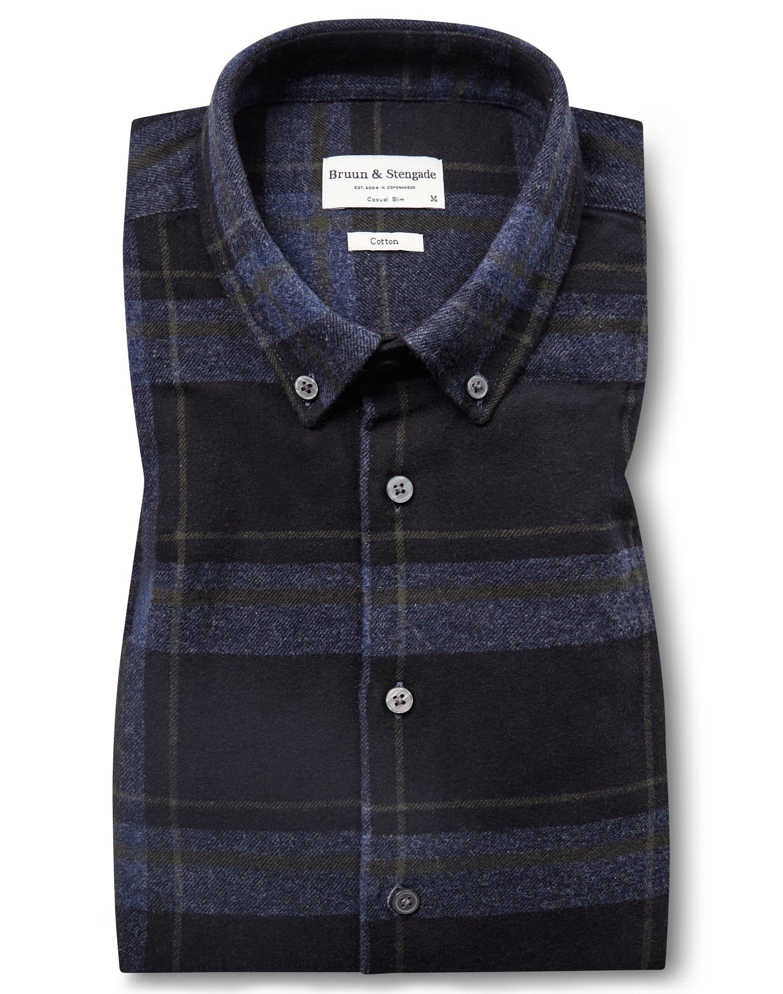 BS Faldo Casual Slim Fit Skjorta - Blå