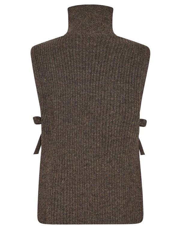 BS Juliet Regular Fit Stickat - Brown