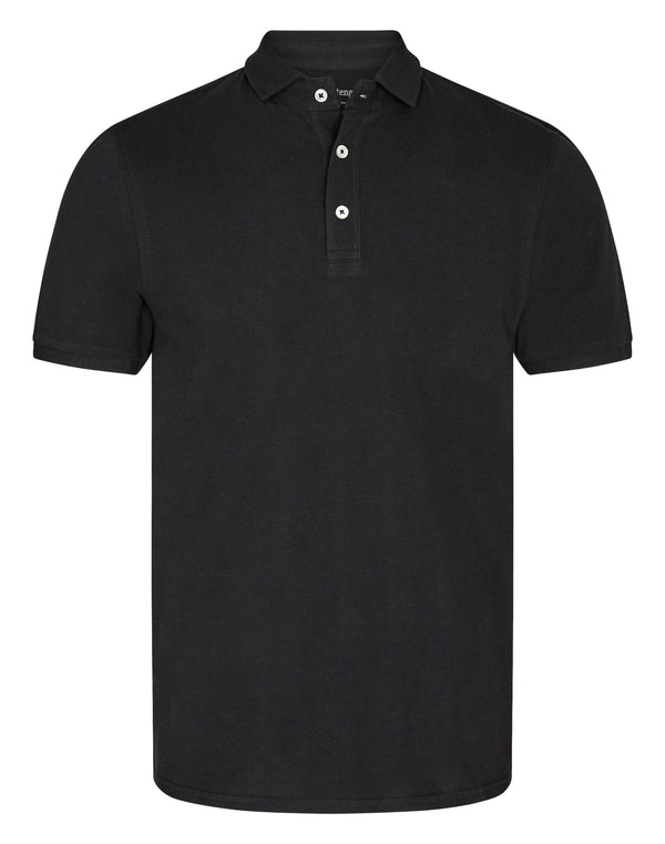 BS Monir Regular Fit Polo - Black
