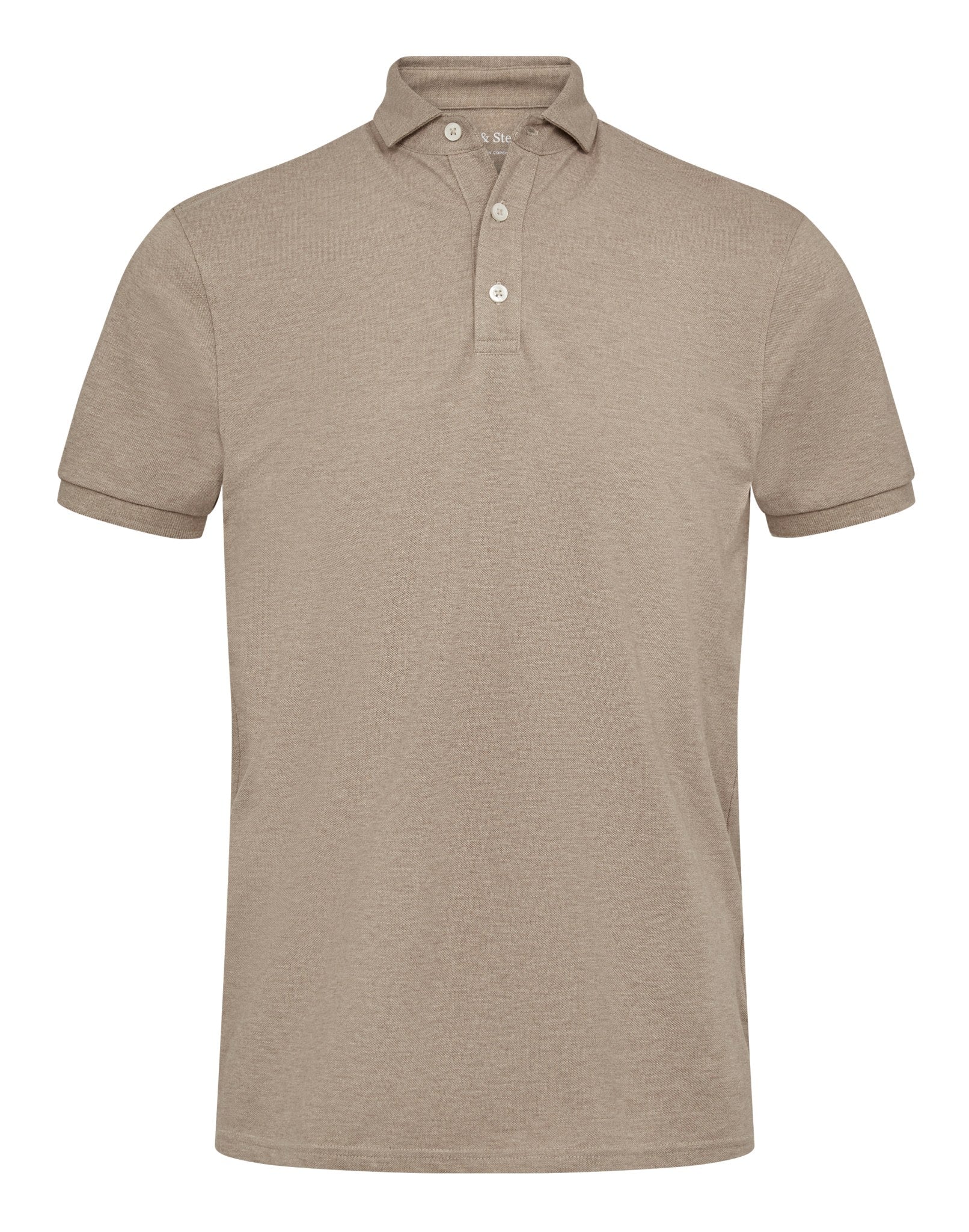 BS Monir Regular Fit Pikétröja - Brun