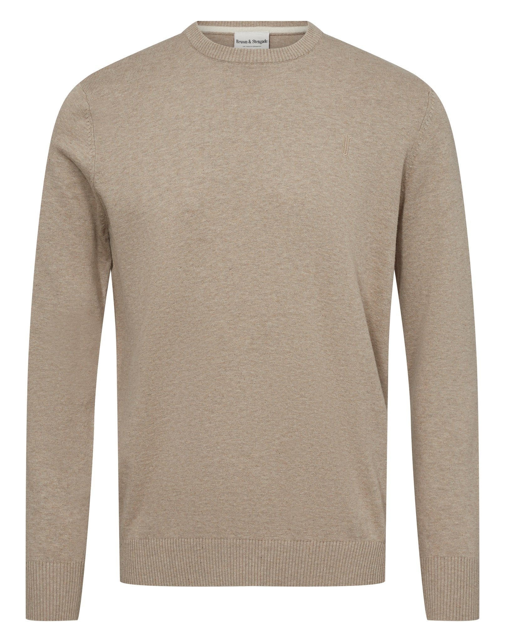 BS Jupiter Regular Fit Stickat - Light Brown