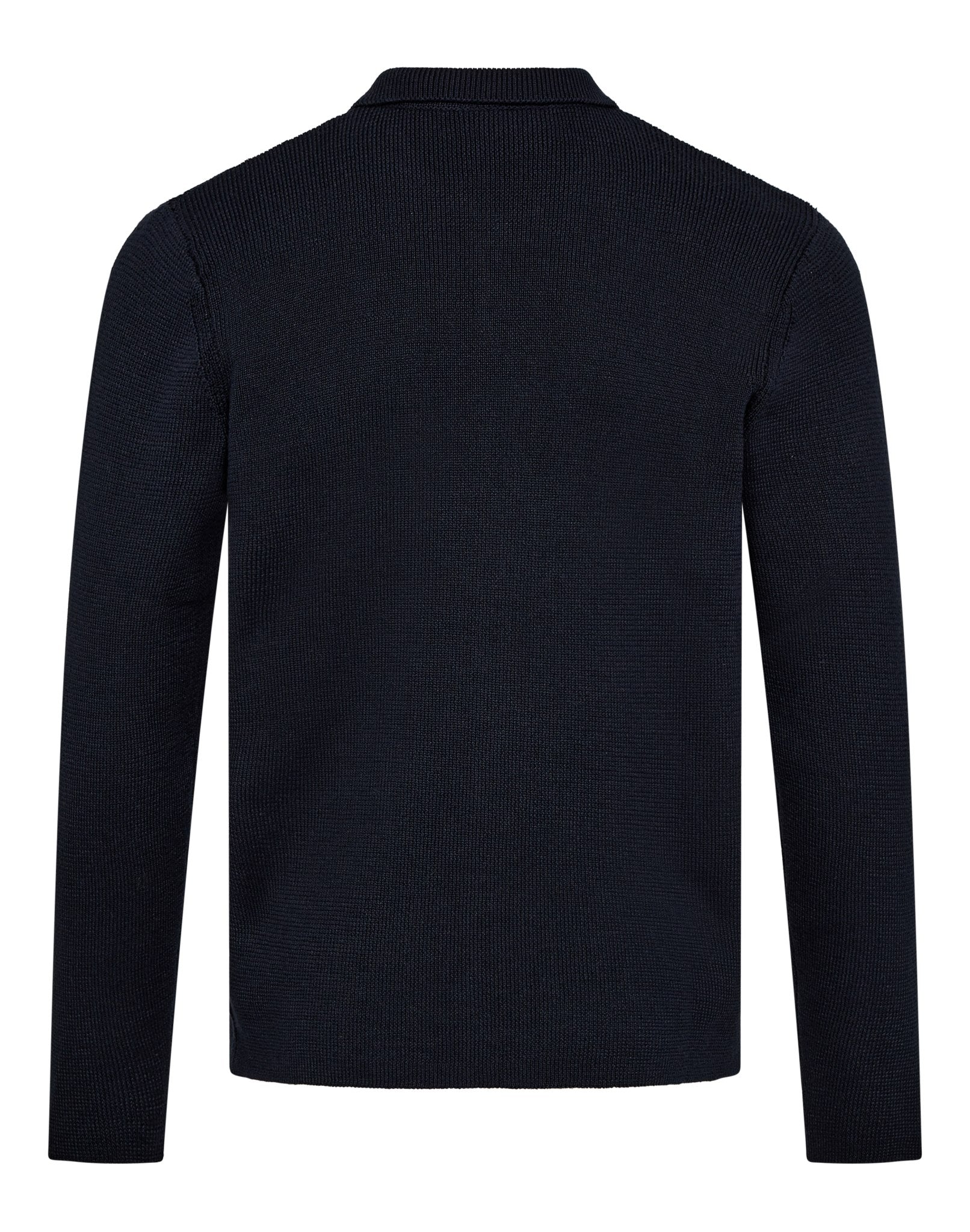 BS Haakon Regular Fit Stickat - Navy