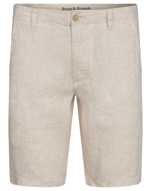 BS Abel Regular Fit Shorts - Beige