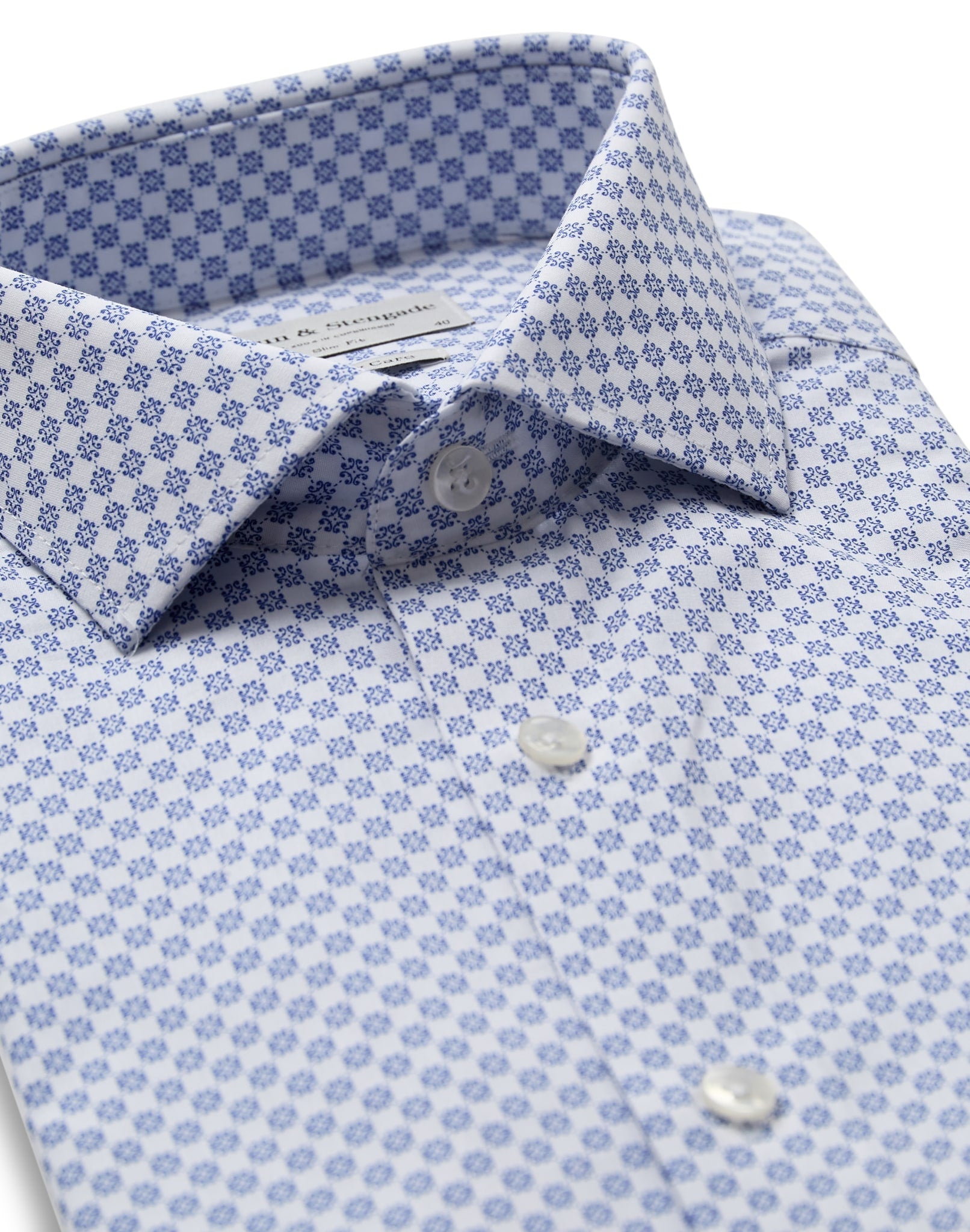 BS Unitas Slim Fit Skjorta - Light Blue