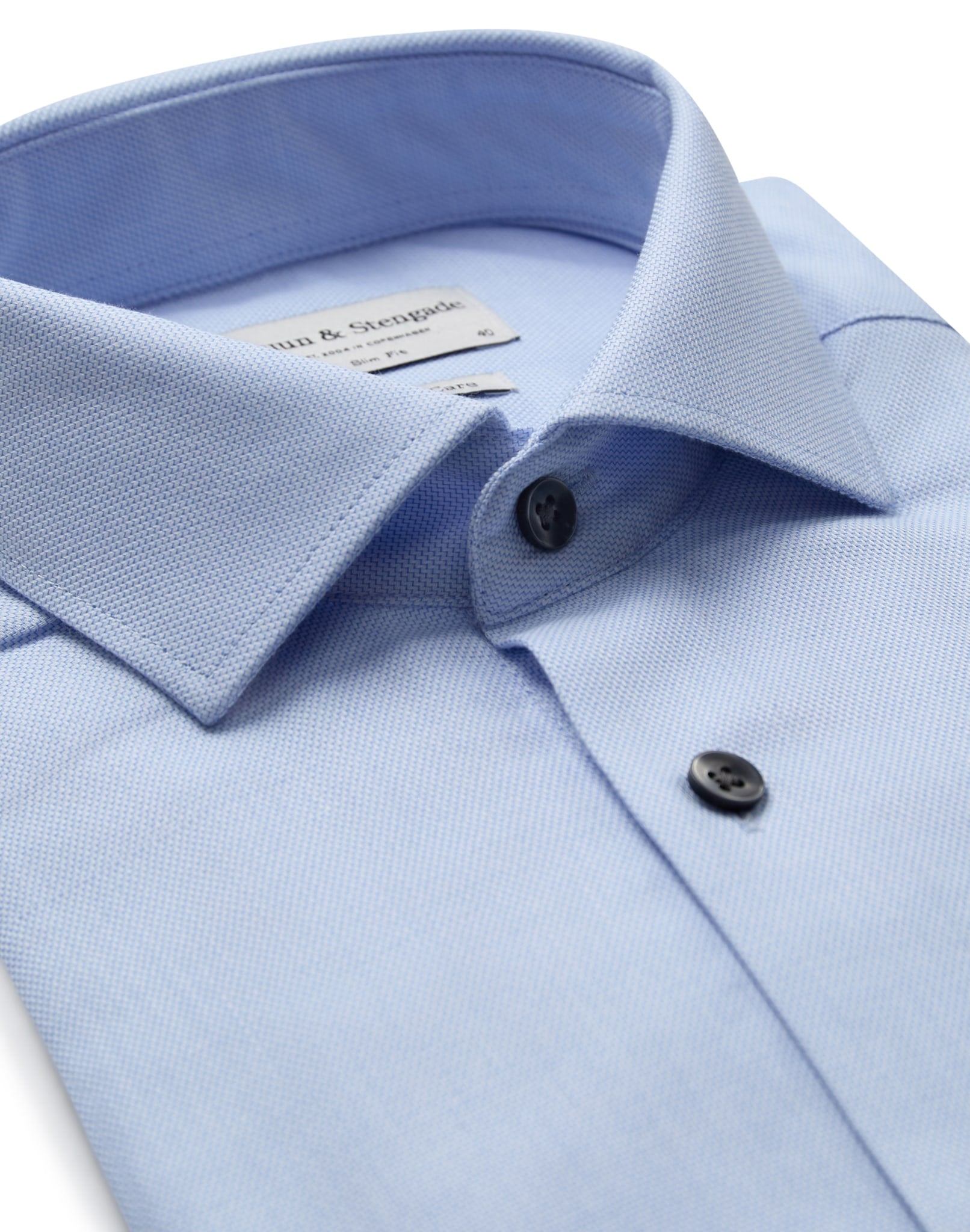 BS Fitzgerald Slim Fit Skjorta - Ljusblå