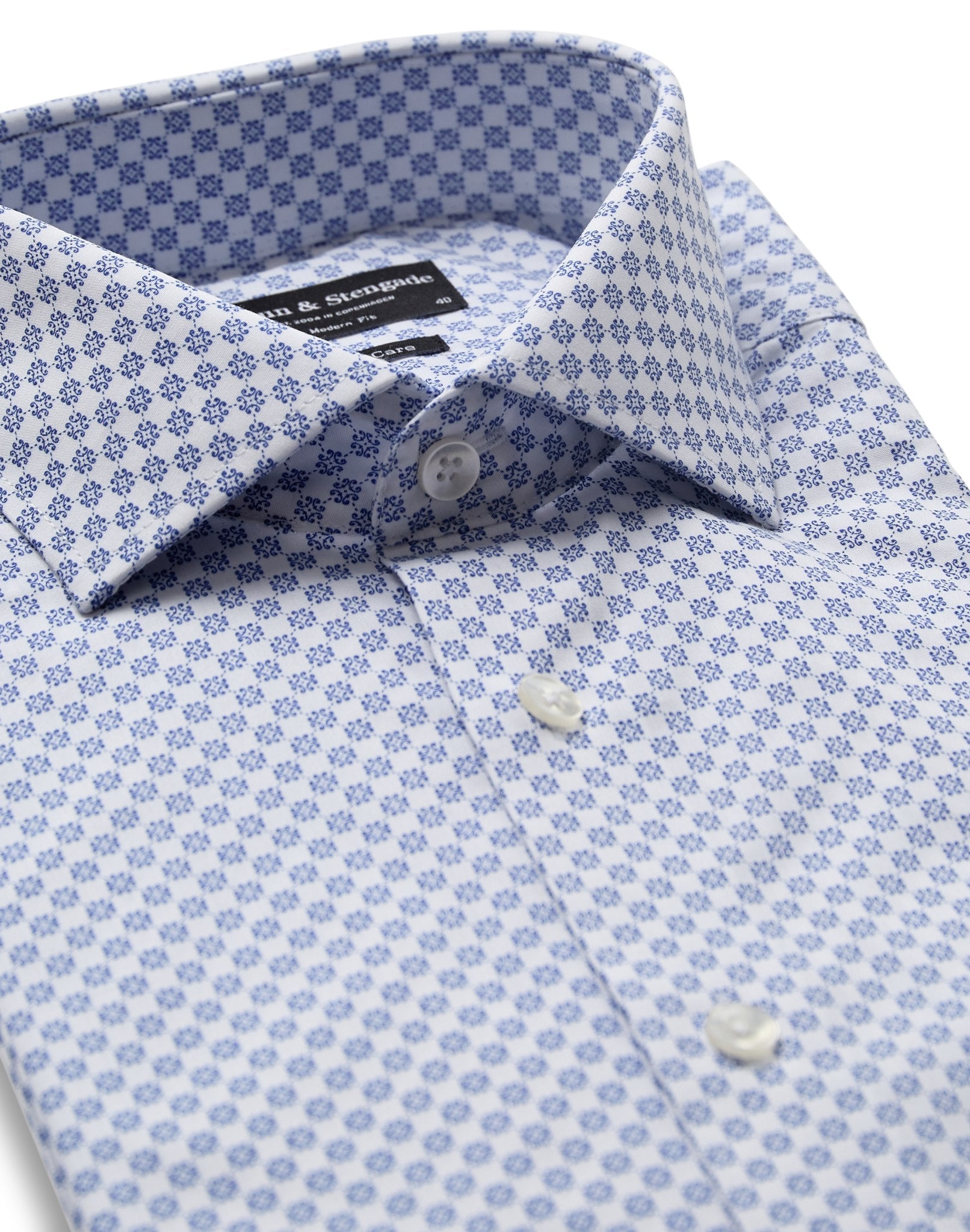 BS Johnny Modern Fit Skjorta - Light Blue