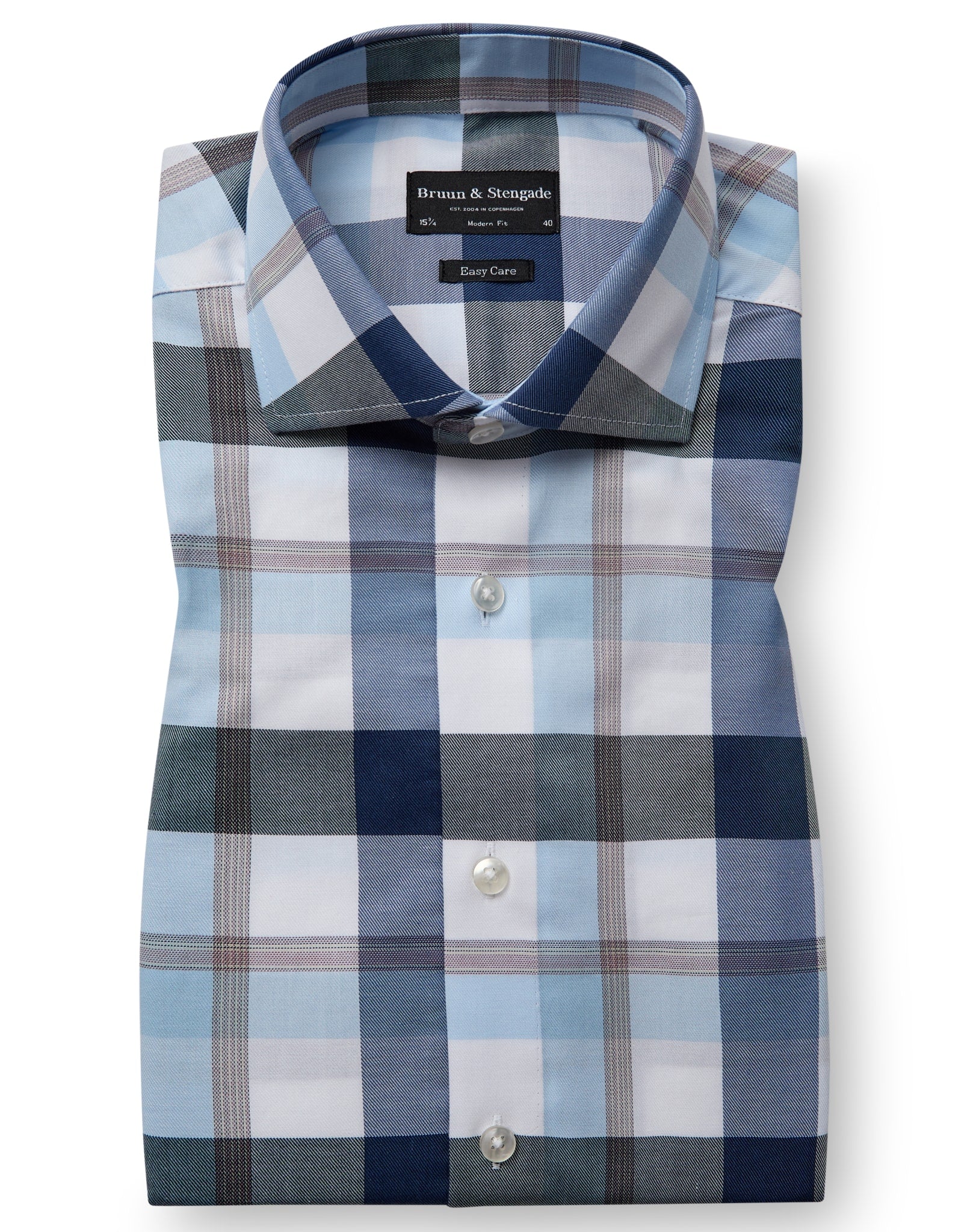 BS Newton Modern Fit Skjorta - Blue