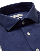 BS Perth Casual Slim Fit Skjorta - Dark Blue