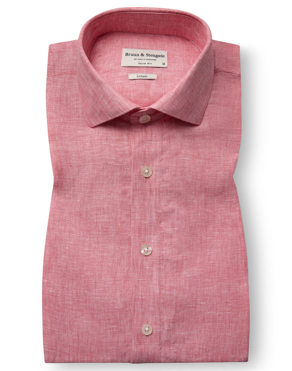 BS Perth Casual Slim Fit Skjorta - Pink